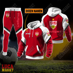 VfB Stuttgart - Kapuzenpullover und Hose Sonderausgabe mit Ihrem Namen