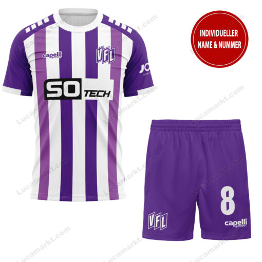 VfL Osnabrück – T-Shirt und Shorts mit individueller Name Nummer – Sonderkollektion VfL Osnabrück – T-Shirt und Shorts mit individueller Name Nummer – Sonderkollektion