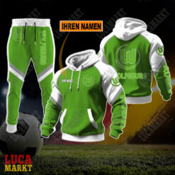 VfL Wolfsburg - Kapuzenpullover und Hose Sonderausgabe mit Ihrem Namen