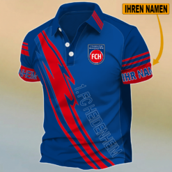 1. FC Heidenheim - Polo Hemd Neue Edition mit Ihrem Namen