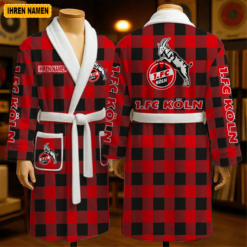 1. FC Köln - Fleece-Bademantel Sonderausgabe mit Ihrem Namen