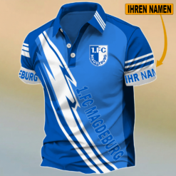1. FC Magdeburg - Polo Hemd Neue Edition mit Ihrem Namen