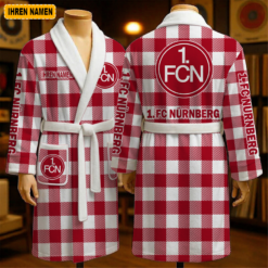 1. FC Nürnberg - Fleece-Bademantel Sonderausgabe mit Ihrem Namen