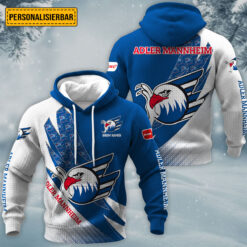Adler Mannheim - Waffelstrick Hoodie Neue Edition mit Ihrem Namen