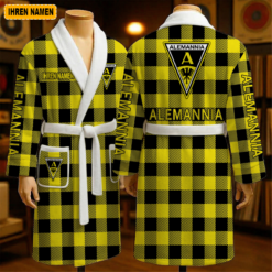 Alemannia Aachen - Fleece-Bademantel Sonderausgabe mit Ihrem Namen
