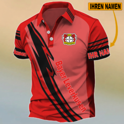 Bayer 04 Leverkusen - Polo Hemd Neue Edition mit Ihrem Namen
