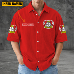 Bayer 04 Leverkusen - Kurzarmhemd Neue Edition mit Ihrem Namen