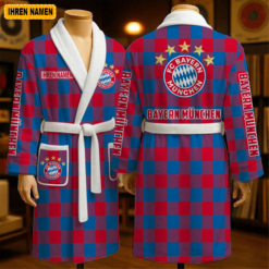 Bayern München - Fleece-Bademantel Sonderausgabe mit Ihrem Namen