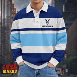 Blue Devils Weiden - Langarm-Poloshirt Neue Edition mit Ihrem Namen