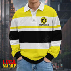 Borussia Dortmund - Langarm-Poloshirt Neue Edition mit Ihrem Namen