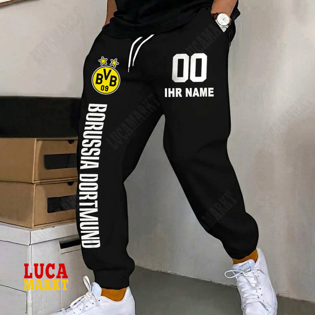 Borussia Dortmund – Jogginghose Neue Edition mit Individueller Name Nummer Borussia Dortmund – Jogginghose Neue Edition mit Individueller Name Nummer