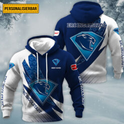 ERC Ingolstadt - Waffelstrick Hoodie Neue Edition mit Ihrem Namen