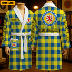 Eintracht Braunschweig - Fleece-Bademantel Sonderausgabe mit Ihrem Namen