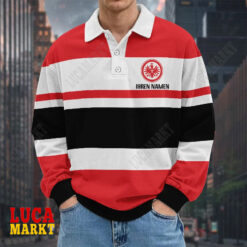 Eintracht Frankfurt - Langarm-Poloshirt Neue Edition mit Ihrem Namen