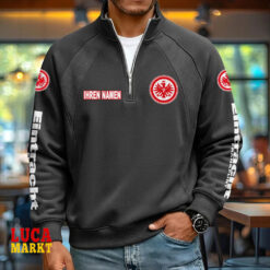 Eintracht Frankfurt – Pullover mit Reißverschluss Neue Edition mit Ihrem Namen
