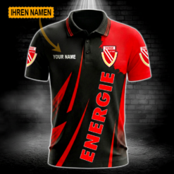 Energie Cottbus - Polo Hemd Limitierte Auflage mit Ihrem Namen