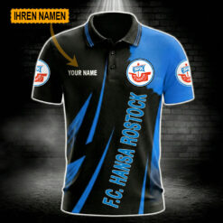 FC Hansa Rostock - Polo Hemd Limitierte Auflage mit Ihrem Namen