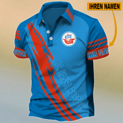 FC Hansa Rostock - Polo Hemd Neue Edition mit Ihrem Namen