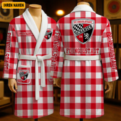 FC Ingolstadt 04 - Fleece-Bademantel Sonderausgabe mit Ihrem Namen