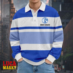 FC Schalke 04 - Langarm-Poloshirt Neue Edition mit Ihrem Namen