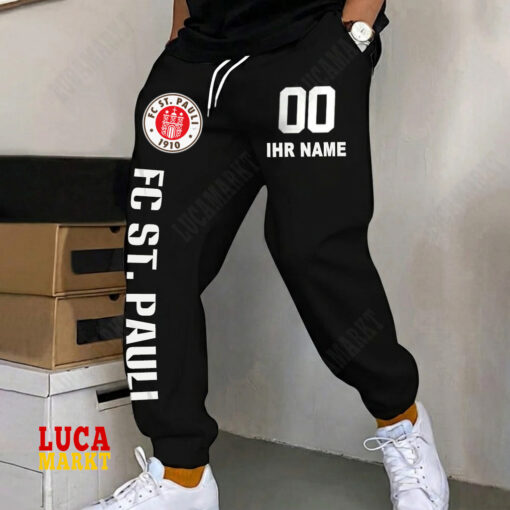 FC St. Pauli – Jogginghose Neue Edition mit Individueller Name Nummer FC St. Pauli – Jogginghose Neue Edition mit Individueller Name Nummer