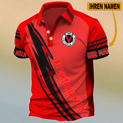 FC Viktoria Köln - Polo Hemd Neue Edition mit Ihrem Namen