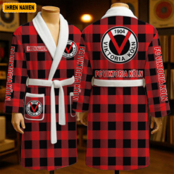 FC Viktoria Köln - Fleece-Bademantel Sonderausgabe mit Ihrem Namen