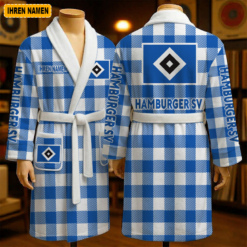 Hamburger SV - Fleece-Bademantel Sonderausgabe mit Ihrem Namen