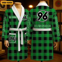 Hannover 96 - Fleece-Bademantel Sonderausgabe mit Ihrem Namen