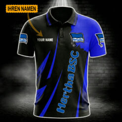 Hertha BSC - Polo Hemd Limitierte Auflage mit Ihrem Namen