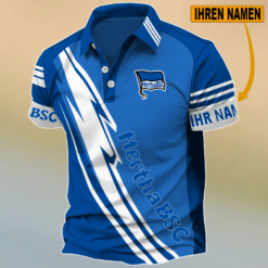 Hertha BSC - Polo Hemd Neue Edition mit Ihrem Namen
