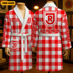 Jahn Regensburg - Fleece-Bademantel Sonderausgabe mit Ihrem Namen