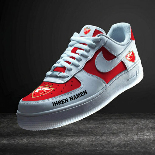 KK Crvena zvezda Individueller Name Sonderausgabe AF1 Sneaker KK Crvena zvezda Individueller Name Sonderausgabe AF1 Sneaker