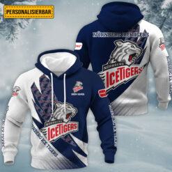 Nürnberg Ice Tigers - Waffelstrick Hoodie Neue Edition mit Ihrem Namen