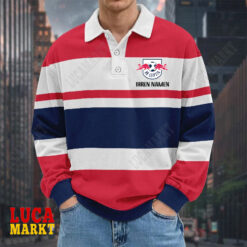 RB Leipzig - Langarm-Poloshirt Neue Edition mit Ihrem Namen