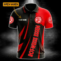 Rot-Weiss Essen - Polo Hemd Limitierte Auflage mit Ihrem Namen