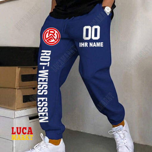 Rot-Weiss Essen – Jogginghose Neue Edition mit Individueller Name Nummer Rot-Weiss Essen – Jogginghose Neue Edition mit Individueller Name Nummer