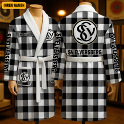 SV Elversberg - Fleece-Bademantel Sonderausgabe mit Ihrem Namen