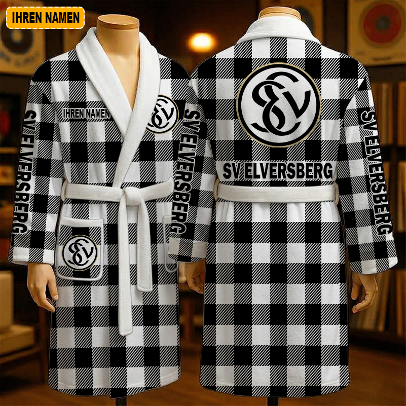 SV Elversberg – Fleece-Bademantel Sonderausgabe mit Ihrem Namen SV Elversberg – Fleece-Bademantel Sonderausgabe mit Ihrem Namen