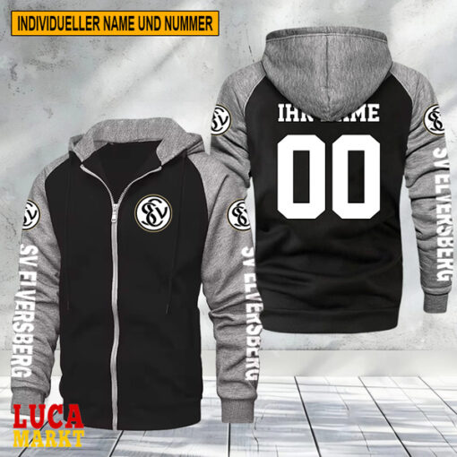 SV Elversberg – Raglan Zip Hoodie Neue Edition mit Individueller Name Nummer SV Elversberg – Raglan Zip Hoodie Neue Edition mit Individueller Name Nummer