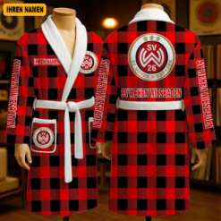 SV Wehen Wiesbaden - Fleece-Bademantel Sonderausgabe mit Ihrem Namen