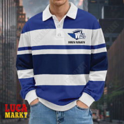 Schwenninger Wild Wings - Langarm-Poloshirt Neue Edition mit Ihrem Namen