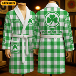 SpVgg Greuther Fürth - Fleece-Bademantel Sonderausgabe mit Ihrem Namen