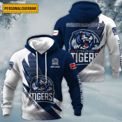 Straubing Tigers - Waffelstrick Hoodie Neue Edition mit Ihrem Namen