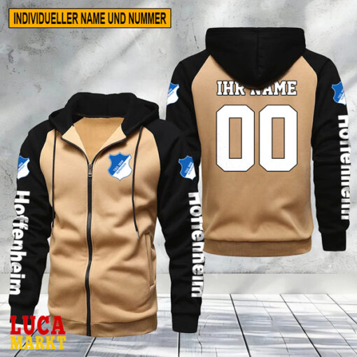 TSG 1899 Hoffenheim – Raglan Zip Hoodie Neue Edition mit Individueller Name Nummer TSG 1899 Hoffenheim – Raglan Zip Hoodie Neue Edition mit Individueller Name Nummer