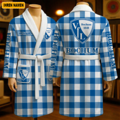 VfL Bochum 1848 - Fleece-Bademantel Sonderausgabe mit Ihrem Namen