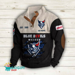 Blue Devils Weiden – Stehkragenhemd Neue Edition mit Ihrem Namen