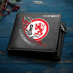 Düsseldorfer EG - Ledergeldbörse Sonderausgabe mit Ihrem Namen