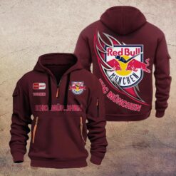 EHC Red Bull München - Viertel-Zip Hoodie Sonderausgabe mit Ihrem Namen