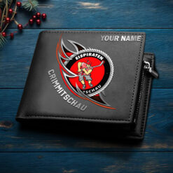 Eispiraten Crimmitschau - Ledergeldbörse Sonderausgabe mit Ihrem Namen